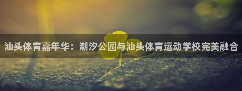 一竞技官网下载是干嘛的公司:汕头体育嘉年华:潮汐公园与汕头体