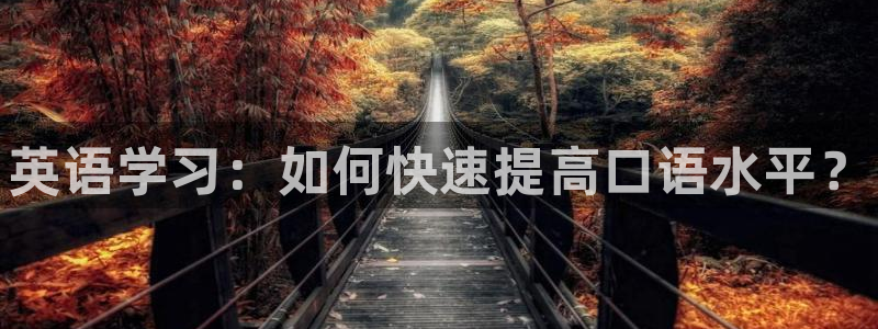 一竞技官方正版app科技:英语学习:如何快速提高口语水平?